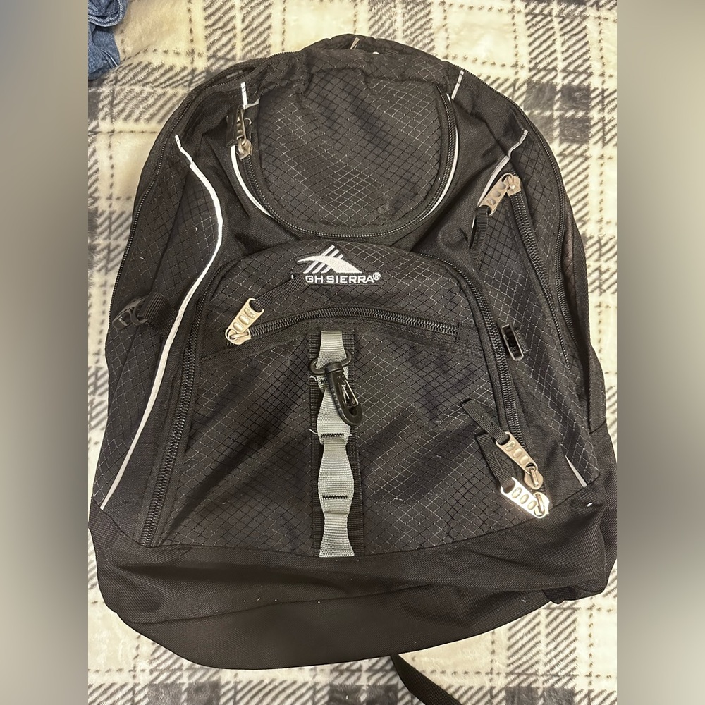 High Sierra Black and Gray Backpack
